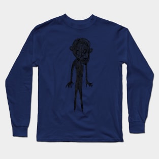 I saw a figure in the woods, it had a gigantic head Long Sleeve T-Shirt